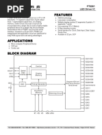 Description Features: PT6961 LED Driver IC