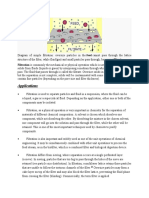 Applications: Filtration Is Commonly The Mechanical or Physical Operation Which Is Used For The Separation of