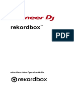 Rekordbox: Rekordbox Video Operation Guide