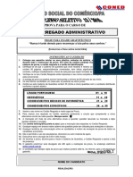 Olhonavaga - PROVA - Coned - SESC - PA - Encarregado Administrativo PDF