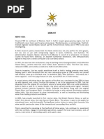 Research paper on sula wines