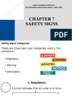 Safety Signs: Jubail Technical Institute Occupational Health and Safety - Bshs 1502