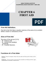 First Aid: Jubail Technical Institute Occupational Health and Safety - Bshs 1502