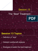 Session 13 The Best Treatment
