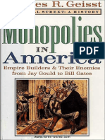 Charles Geisst - Monopolies in America PDF