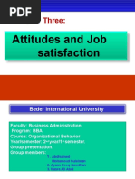 3. Attitude and Job Satisfaction