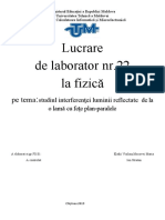 Lucrare de Laborator nr.22 La Fizică: Pe Tema