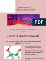 Química orgánica: Propiedades del átomo de carbono