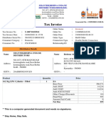 Tax Invoice: Shanthkrishna Indane DISTRIBUTORS (0000304305)