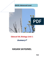 Hasan Sayginel: Edexcel IAL Biology Unit 1