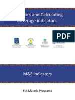 Indicators and Calculating Coverage Indicators 07 Indicators