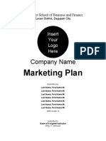 Company Name: Marketing Plan