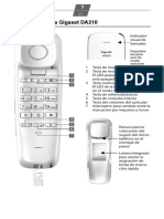 Manual Teléfono Inalámbrico Gigaset DA210