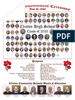 Clinton 2020 Grad Tab