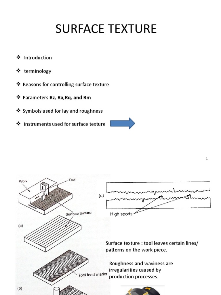 Understanding Surface Texture and Finish | PDF | Surface Roughness ...