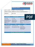 General Forensic Science