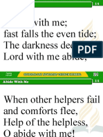 Abide With Me Fast Falls The Even Tide The Darkness Deepens Lord With Me Abide