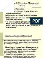 Production & Operations Management (OM)
