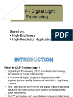 DLP - Digital Light Processing: Based On, High-Brightness High-Resolution Applications