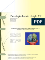 Psicología Durante El Siglo XX