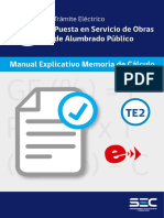 NORMA Manual Memoria Alumbrado Publico TE2