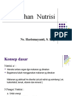 Kebutuhan  Nutrisi