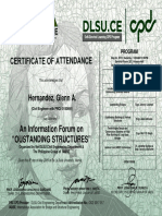 Certificate of Attendance: Hernandez, Glenn A