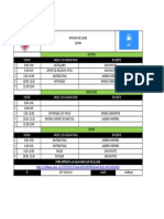 Horario de Clase 3