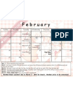 Shikon. February 2011 Calendar