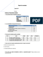 Centralizarea Datelor Chestionar Violenta