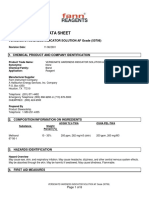 Material Safety Data Sheet: Versenate Hardness Indicator Solution Af Grade (50706)