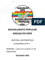 Cuadernillo 1-MATEMÁTICAS-2do Año PDF