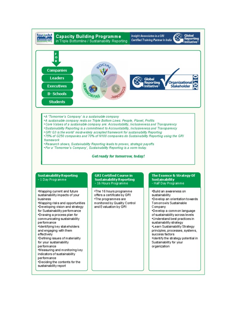 Capacity Building - Brochure | PDF