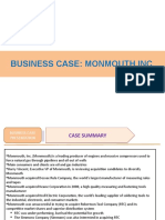 Business Case: Monmouth Inc