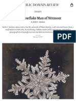 The Snowflake Man of Vermont - The Public Domain Review