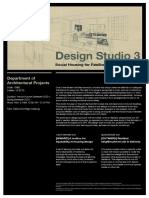 Design Studio 3: Department of Architectural Projects