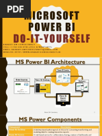 Microsoft Power BI - High Level Architecture