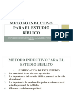 Metodo Inductivo para El Estudio Biblico