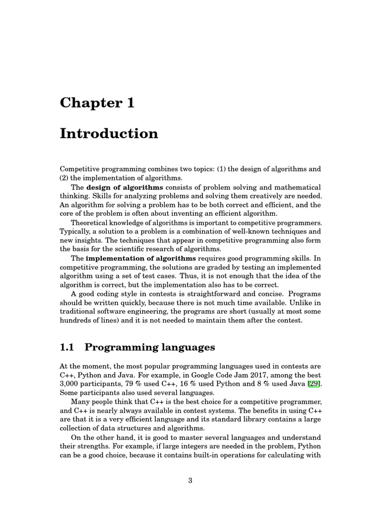Competitive Programmer's Handbook 13 PDF | PDF