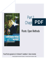 Roots: Open Methods: Powerpoints Organized by Dr. Michael R. Gustafson Ii, Duke University