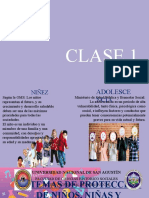 Clase 1 Diapositivas Sistemas de Protección Del Niño, Niña y Adolescente