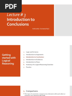 Lecture 3 INtroduction To Conclusions