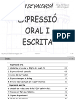 Expressió Oral I Escrita