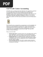 SAP Profit Center Accounting