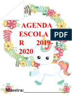 Agenda Escolar 2019
