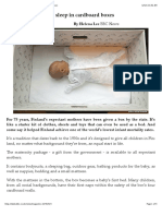 Why Finnish Babies Sleep in Cardboard Boxes: 4 June 2013 Last Updated at 10:15 GMT