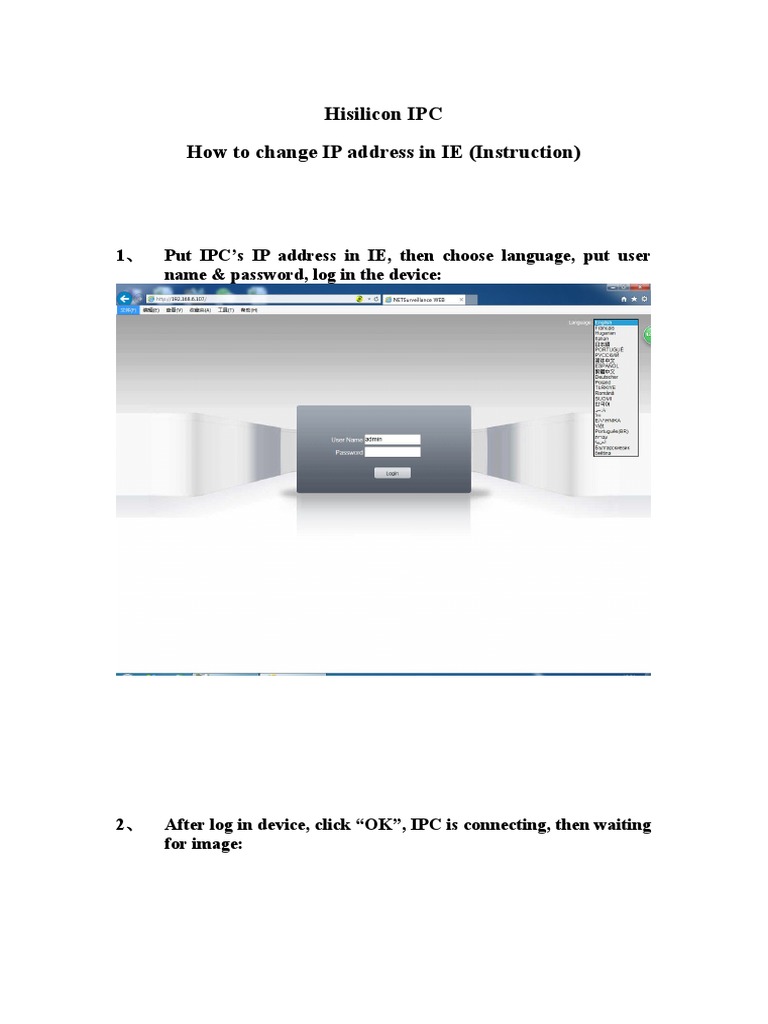 Change IP Address in IE (Instruction) | PDF