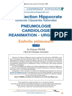 La Collection Hippocrate: Pneumologie Cardiologie Reanimation - Urgences