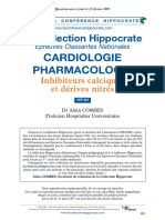 Inhibiteur Calcique Et Dérivé Nitrés PDF