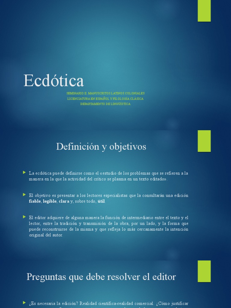 Ecdótica.pptx PDF Soporte Ortografía